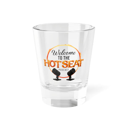 Take a shot...you're in the Hot Seat now. 🔥🥃 #HotSeatMerch